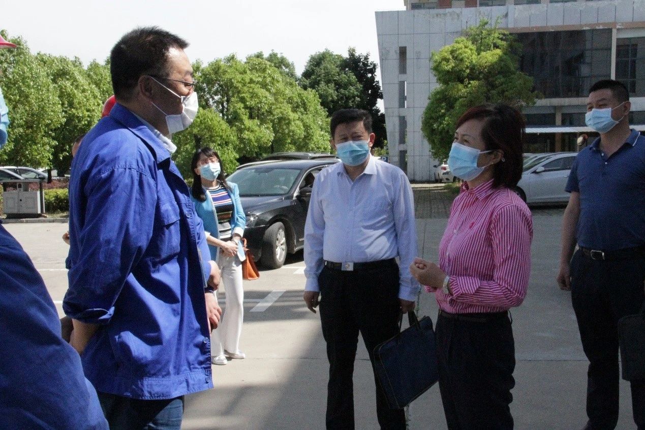 湖北省自然资源厅副厅长夏亚灵一行莅临时瑞达重工走访调研